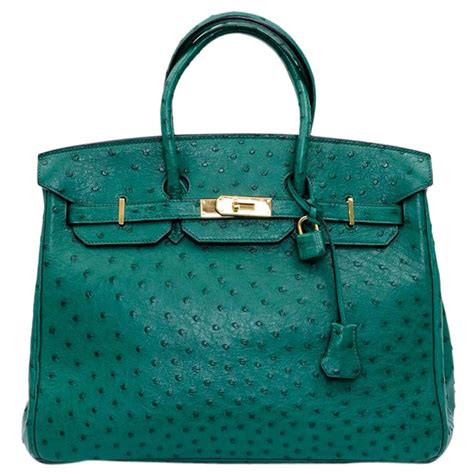 hermes birkin green ostrich bag price|hermes ostrich birkin bag price.